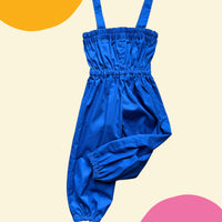 Salopette bleu de travail - 24 mois