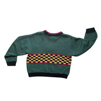 Pull jacquard damiers - 3 ans