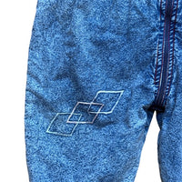 Combinaison jean bleached doublée - 24 mois