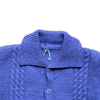 Gilet torsadé lila - 3 ans