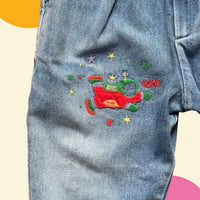 Salopette brodée astronaute - 18/24 mois