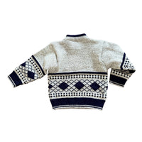 Pull chaton gris et noir - 2/3 ans