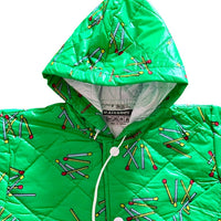 Coupe vent allumettes vert - 5 ans