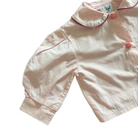 Chemise col claudine rose - 6 mois