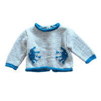 Brassière grise et bleue - 6 mois