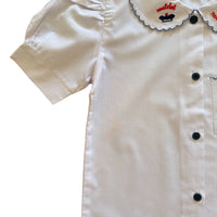 Chemisier brodé matelot - 18 mois