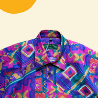Chemisette 90's colorblock multico - 4 ans