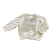 Gilet ajouré écru - 6/9 mois