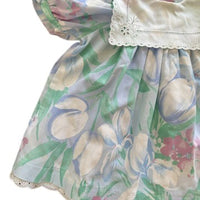 Robe plastron fleurie - 6 mois