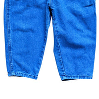 Salopette jean broderies montagne - 24 mois