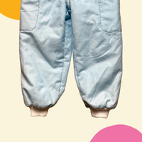 Salopette doublée bleu ciel - 24 mois