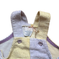 Salopette velours côtelé pastel - 3 mois