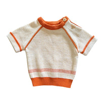 T-shirt maille orange - 3 mois