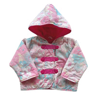 Blouson fleuri pastel - 12/18 mois