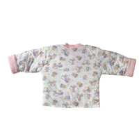 Ensemble gilet + combi nounours rose - 6 mois