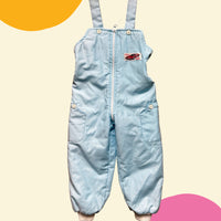 Salopette doublée bleu ciel - 24 mois