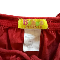 Gilet froncé rouge - 12 mois