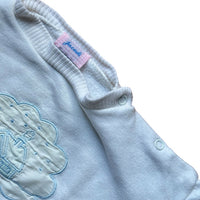 Sweat blanc patch brodé - 6 mois
