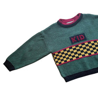 Pull jacquard damiers - 3 ans