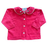Sous pull rouge col claudine - 9 mois