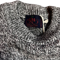 Pull gris chiné damiers - 6 ans