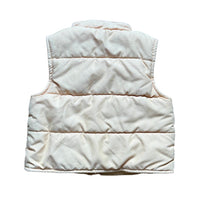 Doudoune sans manches jaune - 6 mois