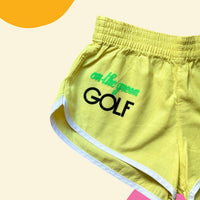 Short golf jaune - 3/4 ans