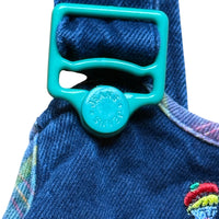 Salopette jean brodée 90's - 6 mois