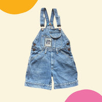 Salopette jean patch - 8 ans