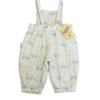 Ensemble molletonné chat bleu et blanc - 12 mois