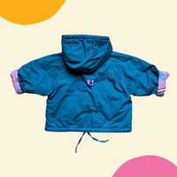 Veste bleu canard doublée - 12 mois