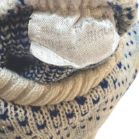 Pull jacquard rennes bleu - 6 mois