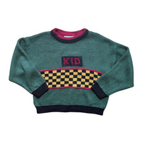 Pull jacquard damiers - 3 ans