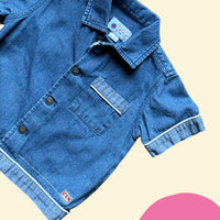 Chemisette jean - 12 mois