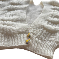 Gilet crop manches ballons - 6 mois