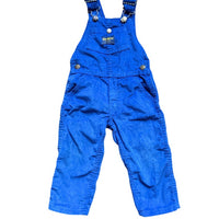 Salopette velours bleue - 3 ans