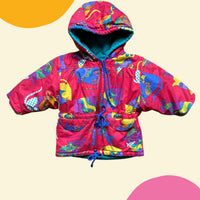 Blouson imprimé rouge - 18/24 mois