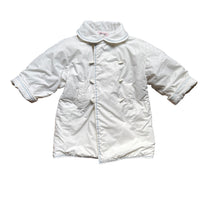 Manteau blanc rembouré - 18/24 mois