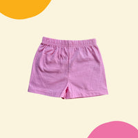 Ensemble t-shirt teddy + short girl & boy rose - 6 mois
