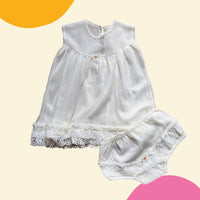 Ensemble fond de robe + culotte - 24 mois