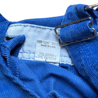 Salopette velours bleue - 3 ans