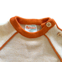 T-shirt maille orange - 3 mois