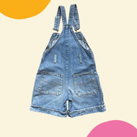 Salopette jean patch - 8 ans