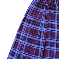 Jupe plissée carreaux violette - 5/6 ans
