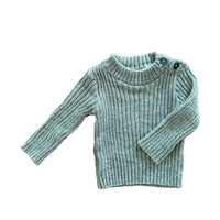 Pull vert chiné - 6 mois