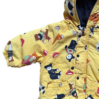 Blouson nounours jaune - 12 mois