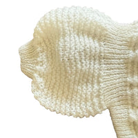 Gilet blanc manches bouffantes - 3 mois