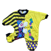 Combinaison rembourrée clown jaune - 18 mois