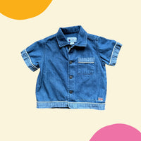 Chemisette jean - 12 mois
