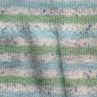 Robe tricot rayée verte - 3 mois